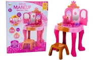 Children's Dressing Table With Gesture Sensor Accessories, Pink