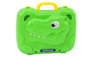 Table Suitcase DIY Set Puzzle Blocks Dinosaur Screwdriver 249 pieces.