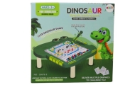 Mokomoji magnetinė lenta su dinozaurais Dėlionės prie stalo Žalia