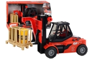 Red Forklift 1:16 Moving Forks Sounds Lights
