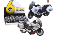 Police Sports Motorcycle With Friction Drive, Scale 1:10