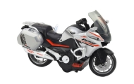 Frikciniu varikliu varomas policijos sportinis motociklas, mastelio 1:10