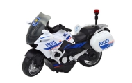 Frikciniu varikliu varomas policijos sportinis motociklas, mastelio 1:10