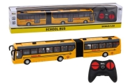 RC nuotoliniu būdu valdomas šarnyrinis mokyklinis autobusas 1:32 geltonas
