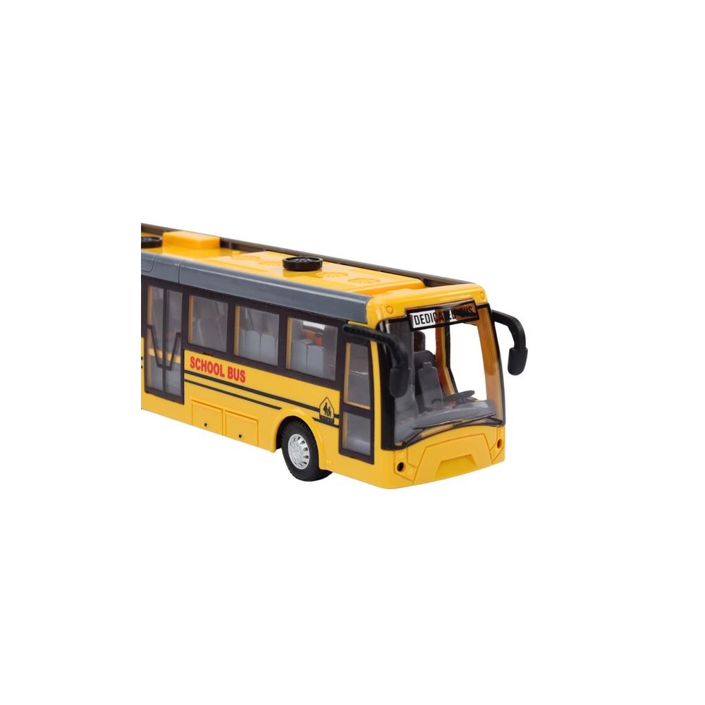 RC nuotoliniu būdu valdomas šarnyrinis mokyklinis autobusas 1:32 geltonas-Žaislai, Auto ir transporto žaislai, Valdomos radijo b
