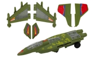 F35 Military Fighter Driving Lights Sounds Green