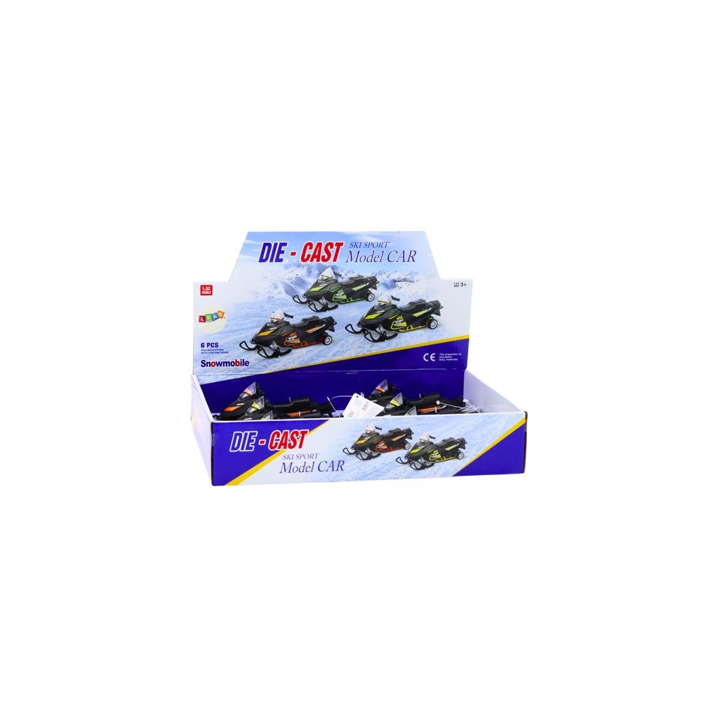 Snowmobile with spring suspension and drive, Scale 1:32, Lights, Sounds