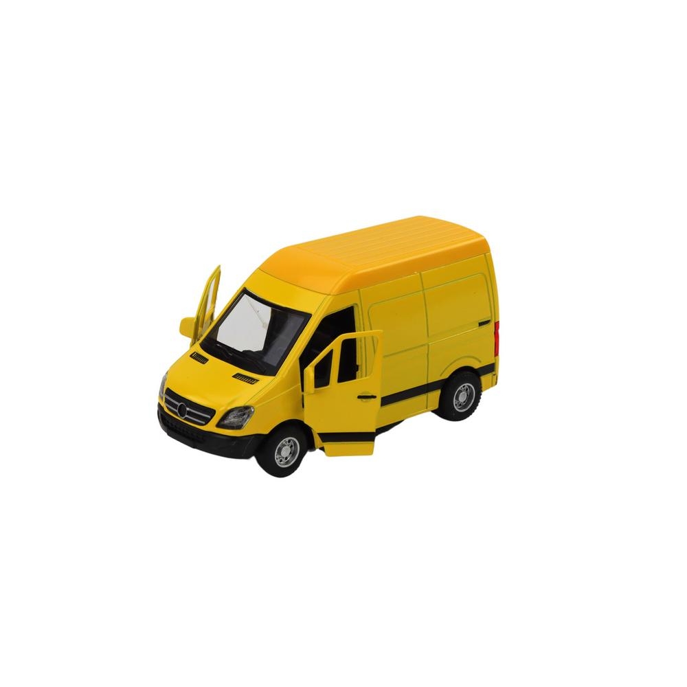 Pristatymo automobilis 1:32 Šviesos garsai Raudona juoda geltona balta