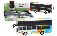 Double Decker Bus With Metal Drive, Colorful Lights, Sounds