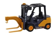 Forklift With Hook Adjustable Friction Drive Yellow