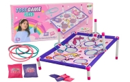 Vikrumo žaidimas Hoop Sack Toss 2in1 Unicorn lenta