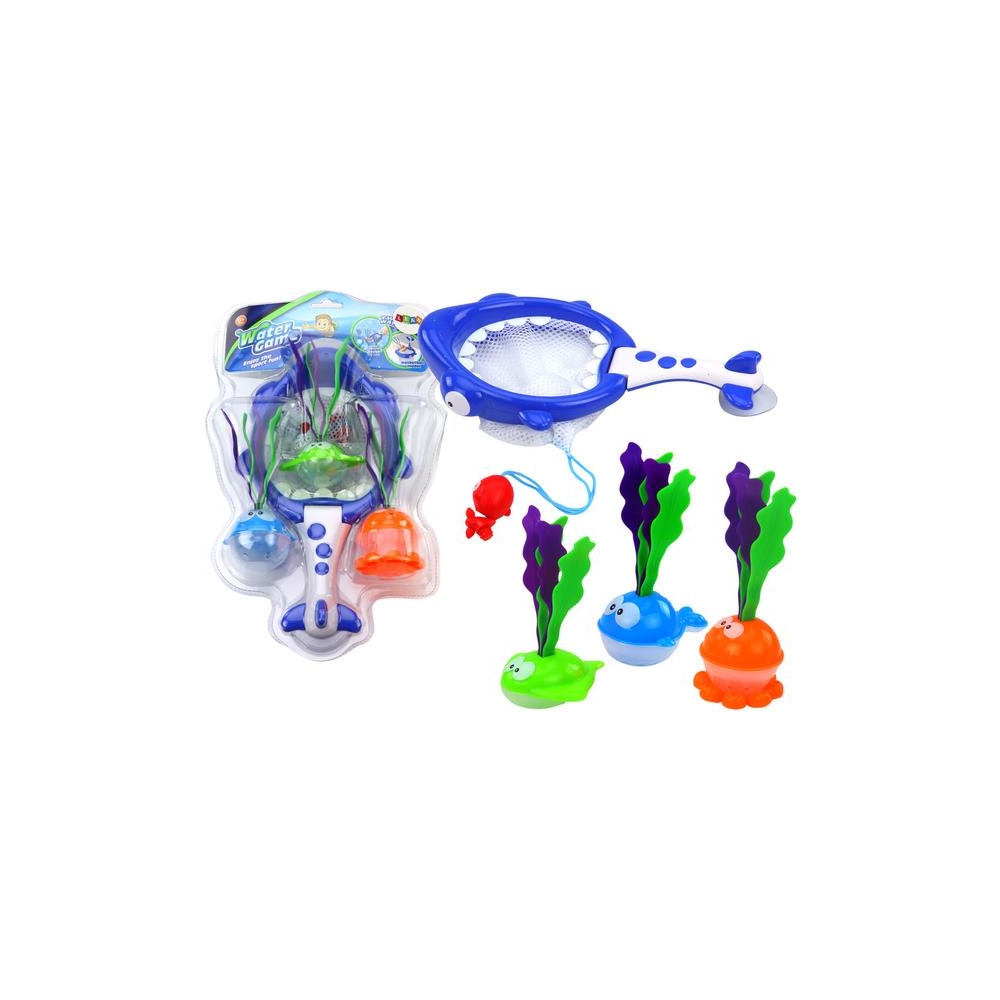 Bath Toys Strainer Basket 2in1 Shark Fish with Algae