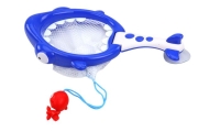 Bath Toys Strainer Basket 2in1 Shark Fish with Algae