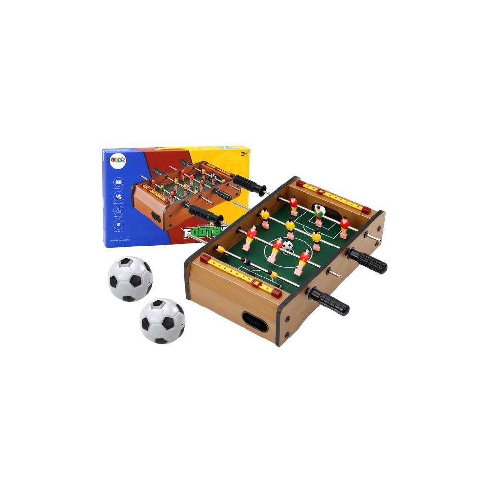 Mini medinis stalo futbolas 36 cm x 21,5 cm x 9 cm