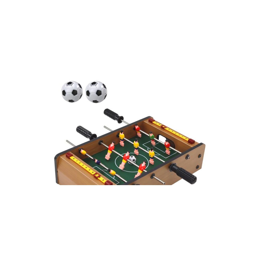 Mini medinis stalo futbolas 36 cm x 21,5 cm x 9 cm