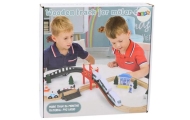 Wooden Railway Track Train Train Tracks Accessories Bridge Police 3.2m