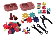 Klocki Puzzle Konstrukcyjne 3D W Skrzynce DIY Rozkręcanie Wiertarka