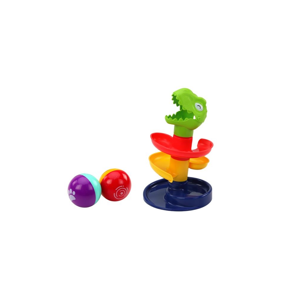 Edukacinis kamuoliukų kalnelis Green Dinosaur-Žaislai, Kūdikiams, Žaislai mažyliams (iki 4 m.