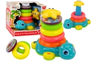 Pyramid Riding Turtle 2in1 Dėlionė Ratai Šviesos Garsai