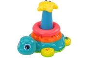 Pyramid Riding Turtle 2in1 Puzzle Wheels Lights Sounds