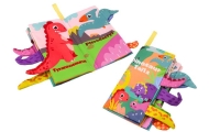 Minkšta knyga Gyvūnai Dinozaurai Rustling Colours-Žaislai, Kūdikiams, Žaislai mažyliams (iki 4 m.