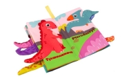Książeczka Miękka Zwierzęta Dinozaury Szeleszcząca Kolorowa