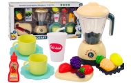 Electric Blender Set, Fruits for Slicing, Lights, and Sounds