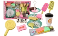 Confectionery Cafe Set Sweets Figurines Coffee Cake 25 pcs.
