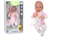 Kūdikių lėlė su čiulptuku Vienaragis Bodysuit Pink Blanket Priedai 35 cm