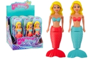 Maudymosi undinė plaukikė Turquoise Pink Doll MIX 1vnt