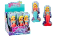 Maudymosi undinė plaukikė Turquoise Pink Doll MIX 1vnt