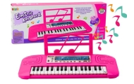Vaikiškas elektrinis pianinas 36 melodijos, rožinis-Žaislai, Muzikiniai-e-vaikas