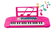 Elektryczne Pianinko Dla Dzieci 36 Melodii Różowe