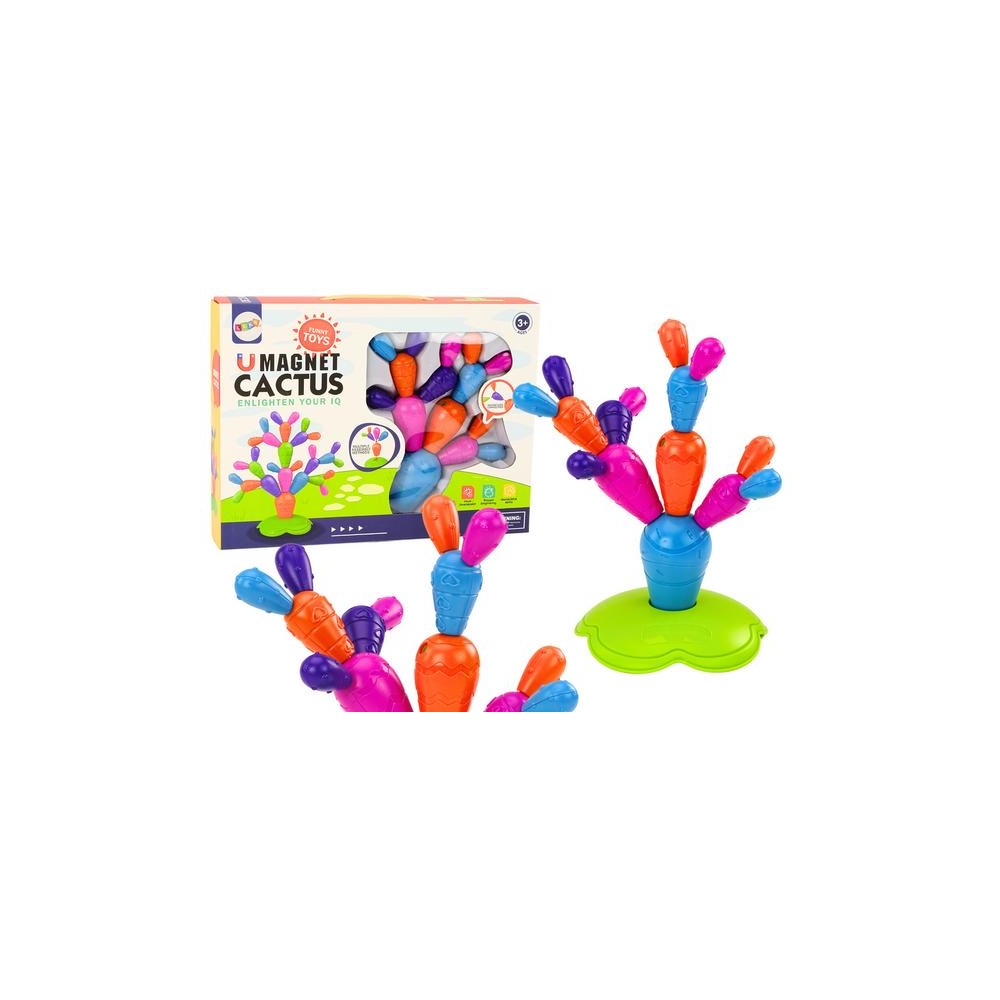 Magnetic Cactus Construction Blocks 16 Elements