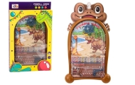Pinball Arcade Game Dinosaurs Brown Stand