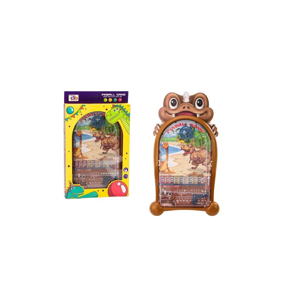 Pinball Arcade Game Dinozaurai Brown Stand