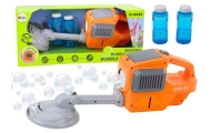 Soap Bubble Machine Lawn Mower Trimmer Two Liquids Orange