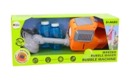 Soap Bubble Machine Lawn Mower Trimmer Two Liquids Orange