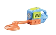 Soap Bubble Machine Lawn Mower Trimmer Two Fluids Blue