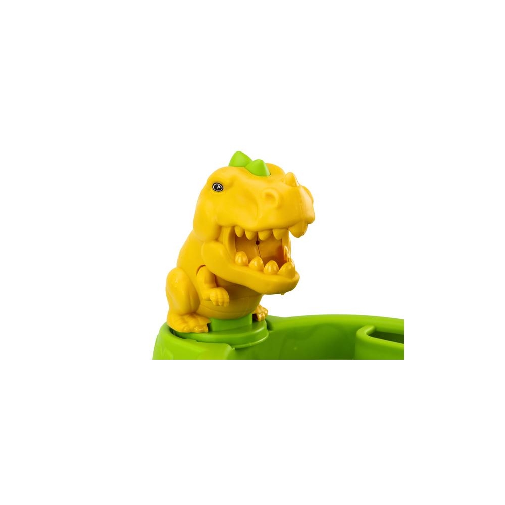 Smėlio kibirėlių rinkinys su dušo laistytuvu ir formelėmis "Dinozaurai
