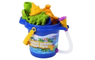 Sand Bucket Set with Shower, Spatula, Rake, Molds, Dinosaurs
