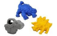 Dinosaur Sand Set, Grinder, Funnel, Spatula, Rake, Watering Can, Molds