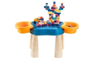 Multifunctional Table 4in1 Blocks Fishing Drawing Blue