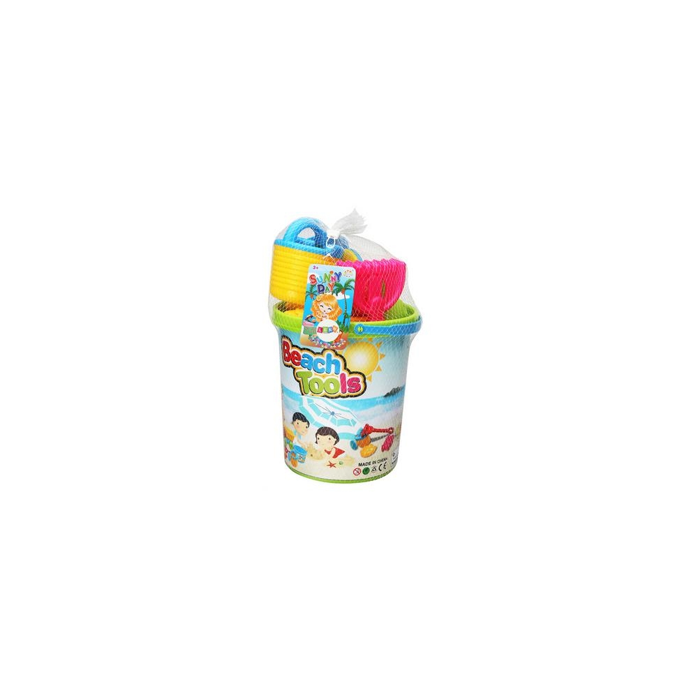 Sand Toy Set, Bucket, Grinder, Watering Can, Colorful Molds