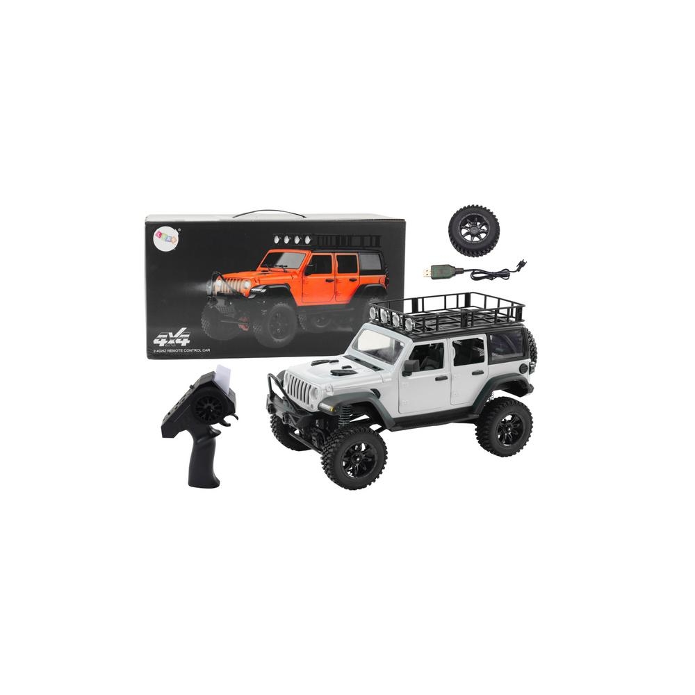Nuotoliniu būdu valdomas Visureigis RC 2.4G 4x4 Drive, Grey