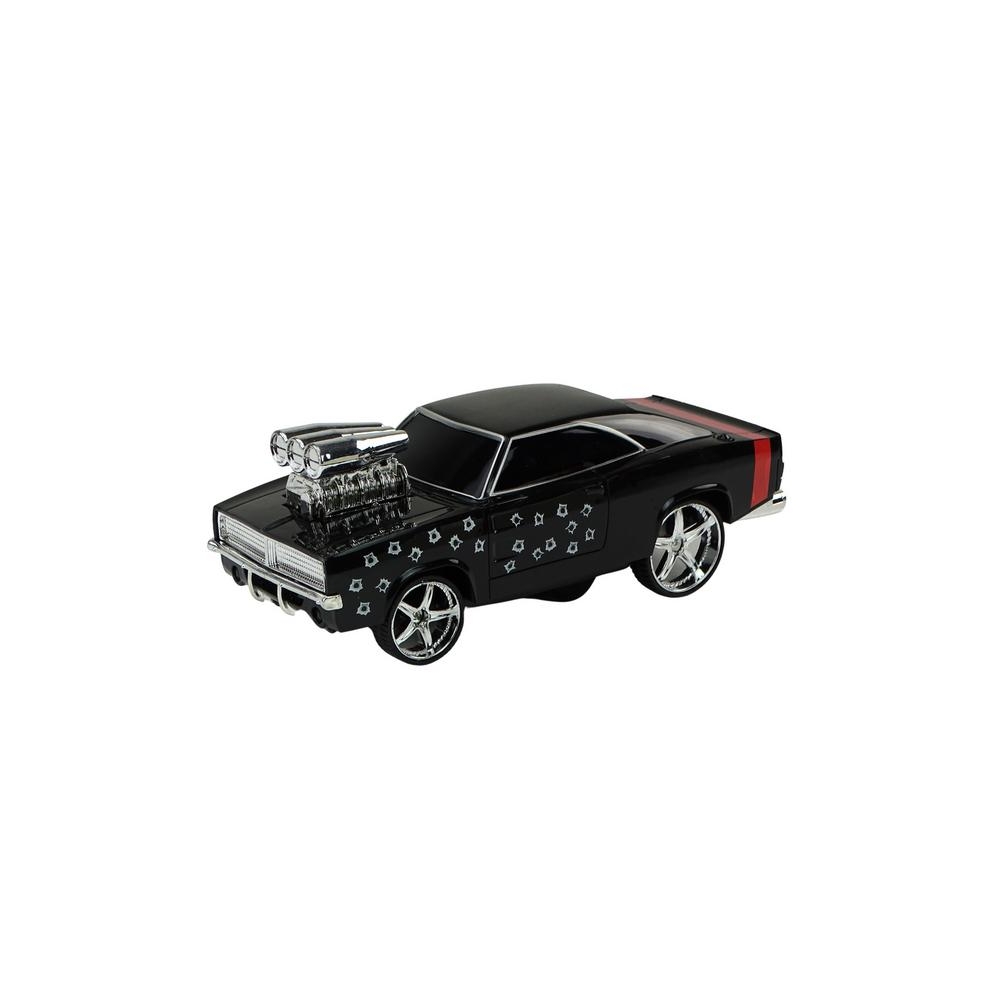 Nuotoliniu būdu valdomas 1:18 Drift 360 Lights Sounds Black-Žaislai, Auto ir transporto žaislai, Valdomos radijo bangomis-e-vaik