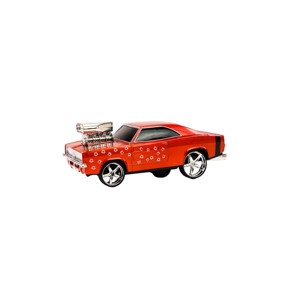 Nuotoliniu būdu valdomas 1:18 Drift 360 Lights Sounds Red-Žaislai, Auto ir transporto žaislai, Valdomos radijo bangomis-e-vaikas