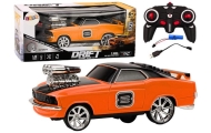 Remote Control Car 1:18 Drift 360 Lights Sounds Orange