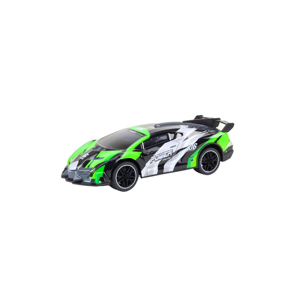 RC sportinis automobilis 1:10 25km/h Šviesos žalias