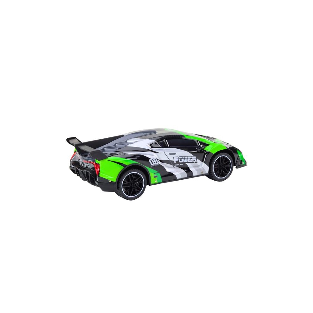 RC sportinis automobilis 1:10 25km/h Šviesos žalias